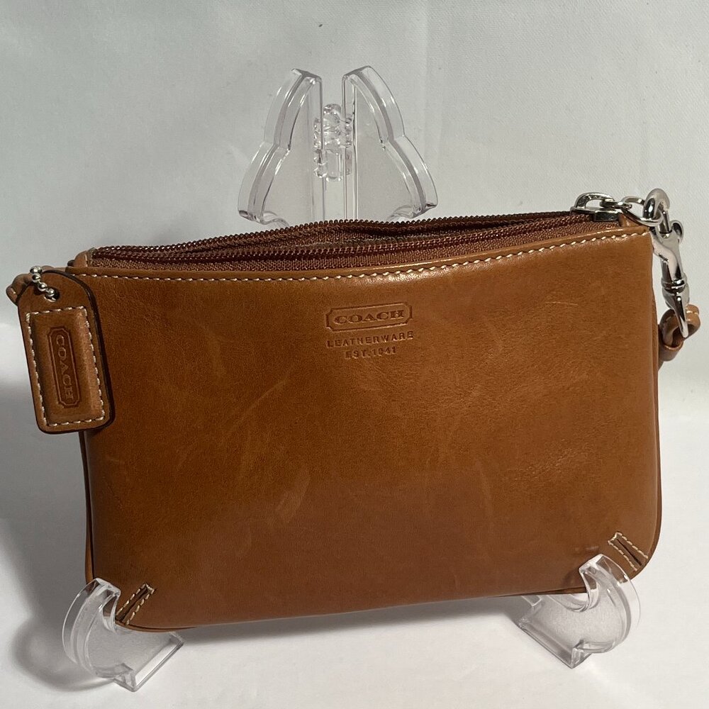 Coach Leather Wristlet Wallet